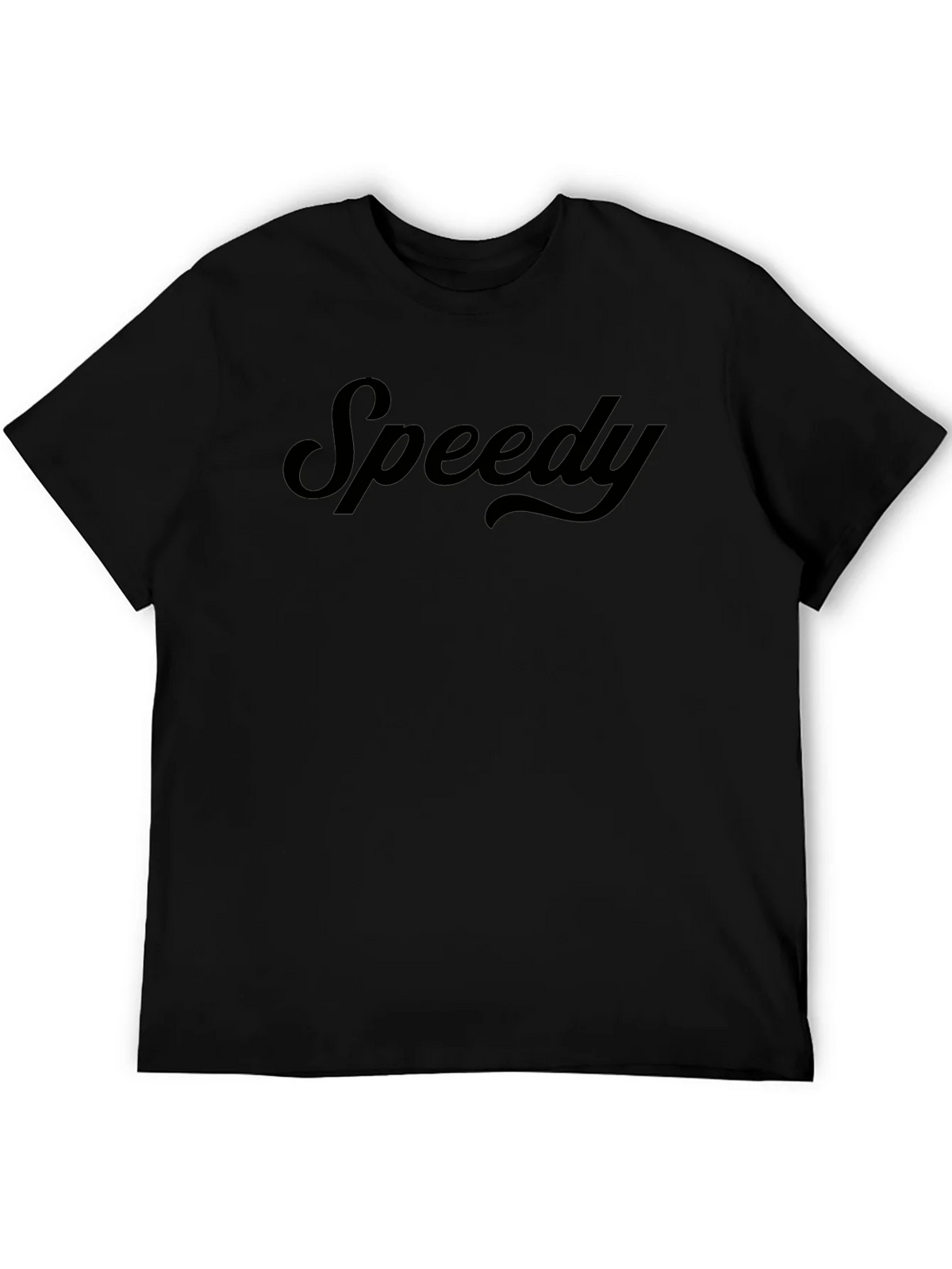 Speedy Graphic Tee - Premium Black Cotton T-Shirt product image 4