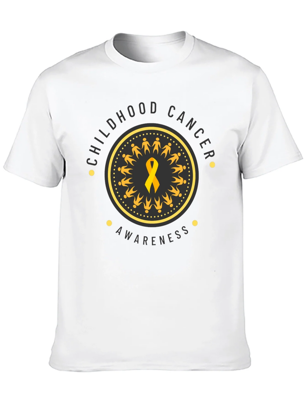 Childhood Cancer Awareness Ribbon Graphic T-Shirt product image 9