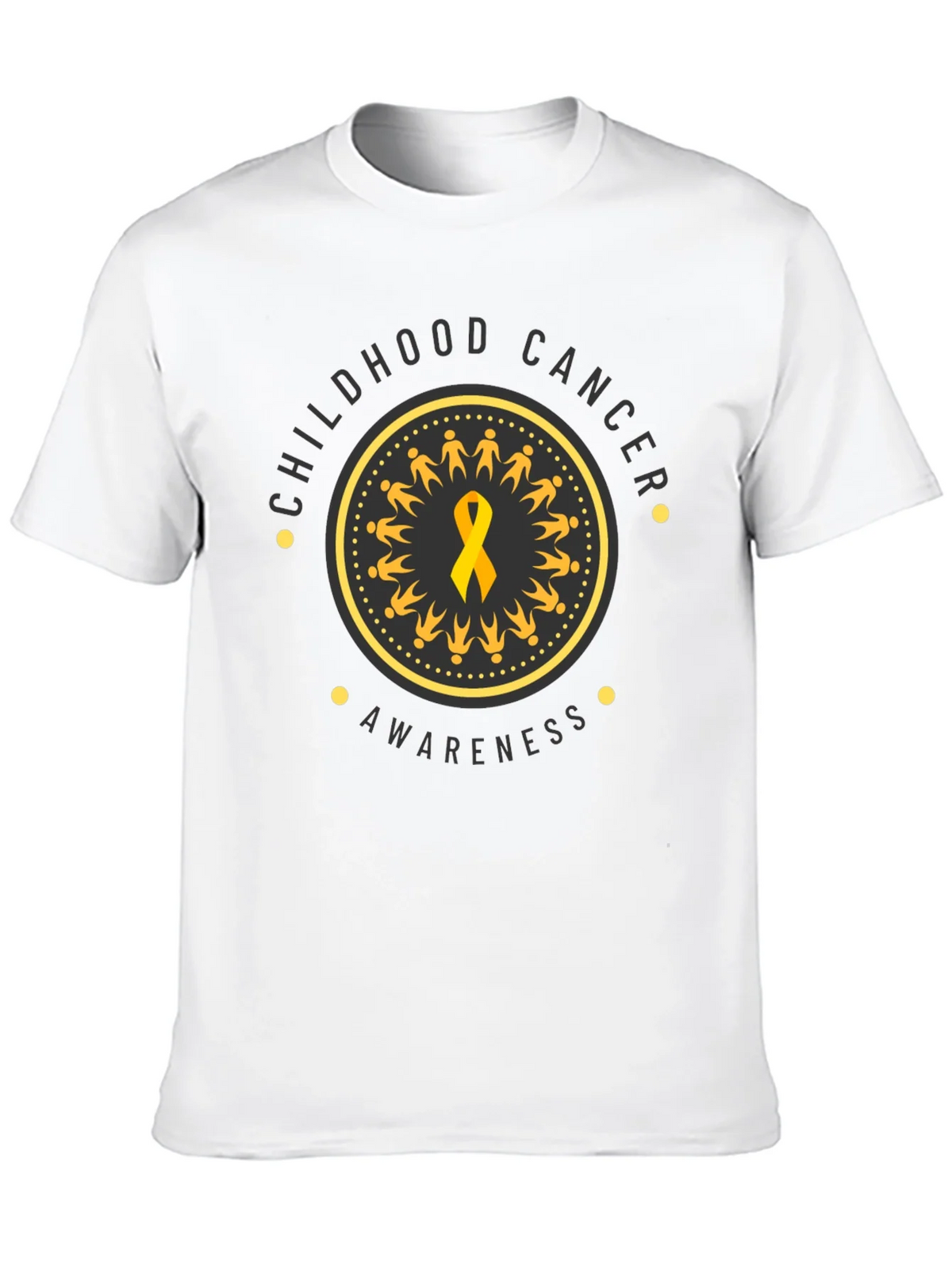 Childhood Cancer Awareness Ribbon Graphic T-Shirt product image 9