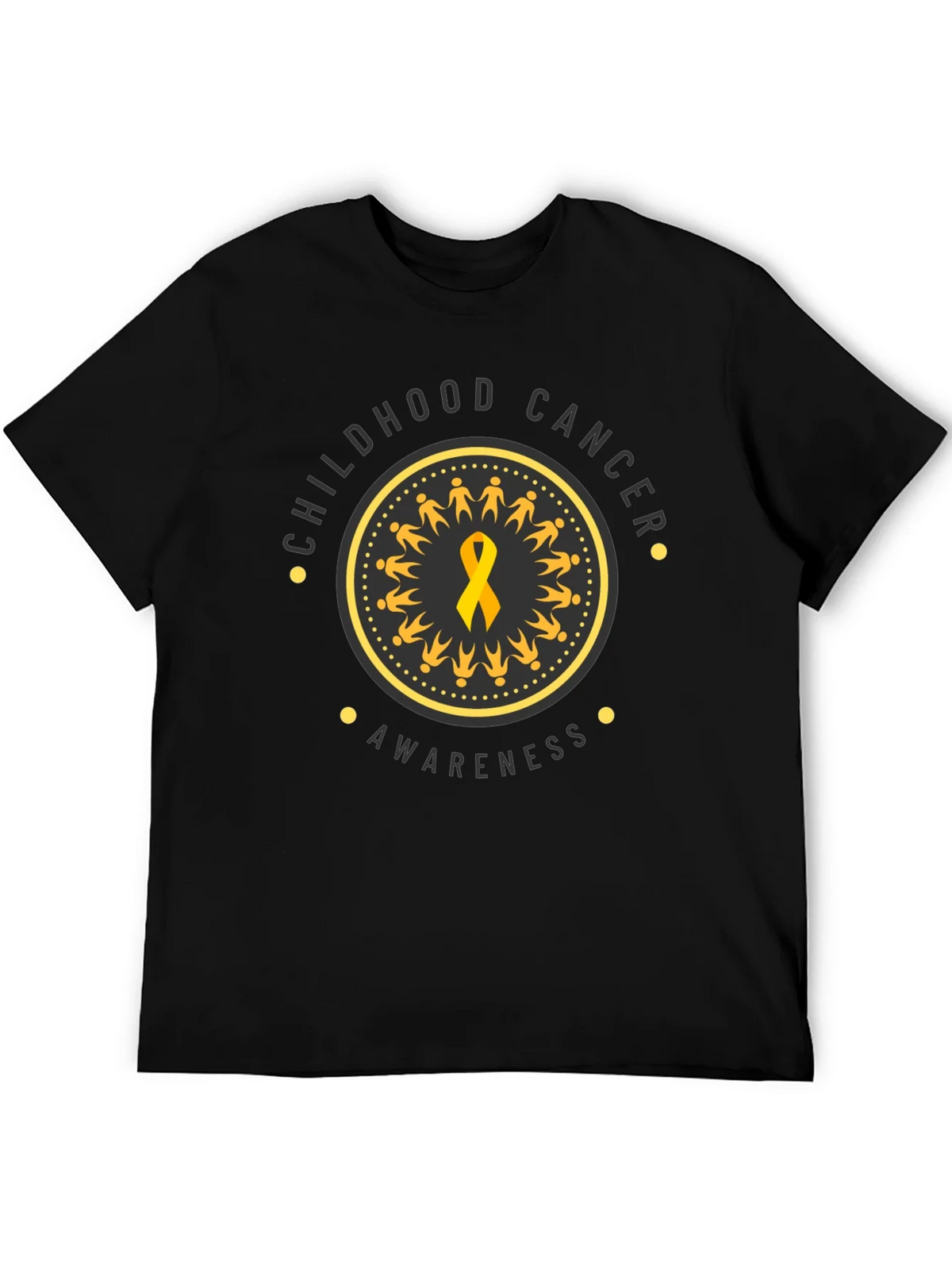 Childhood Cancer Awareness Ribbon Graphic T-Shirt product image 5