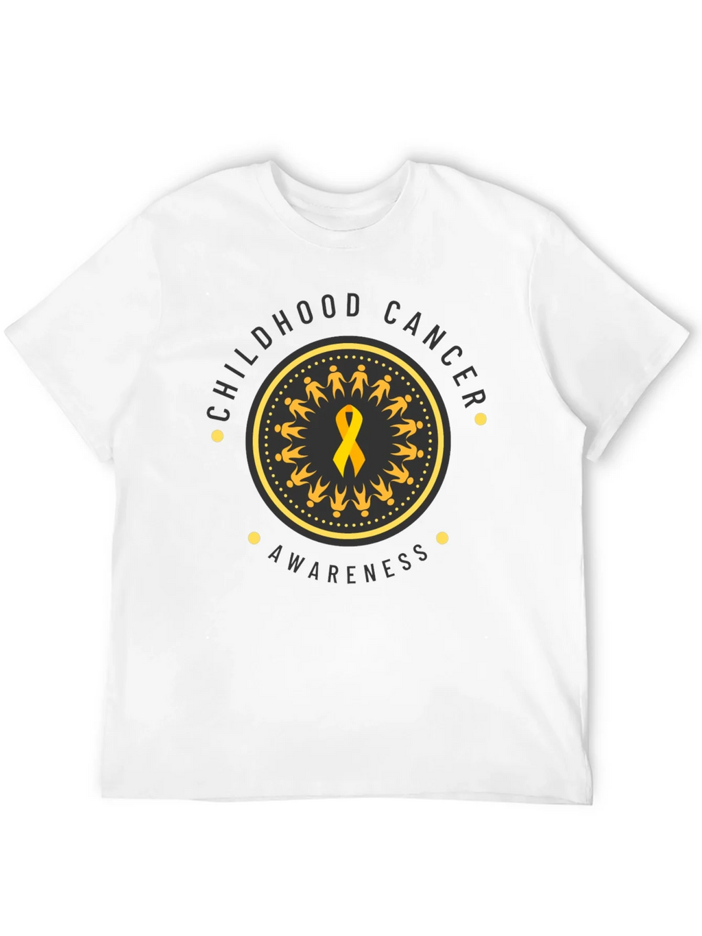 Childhood Cancer Awareness Ribbon Graphic T-Shirt product image 11