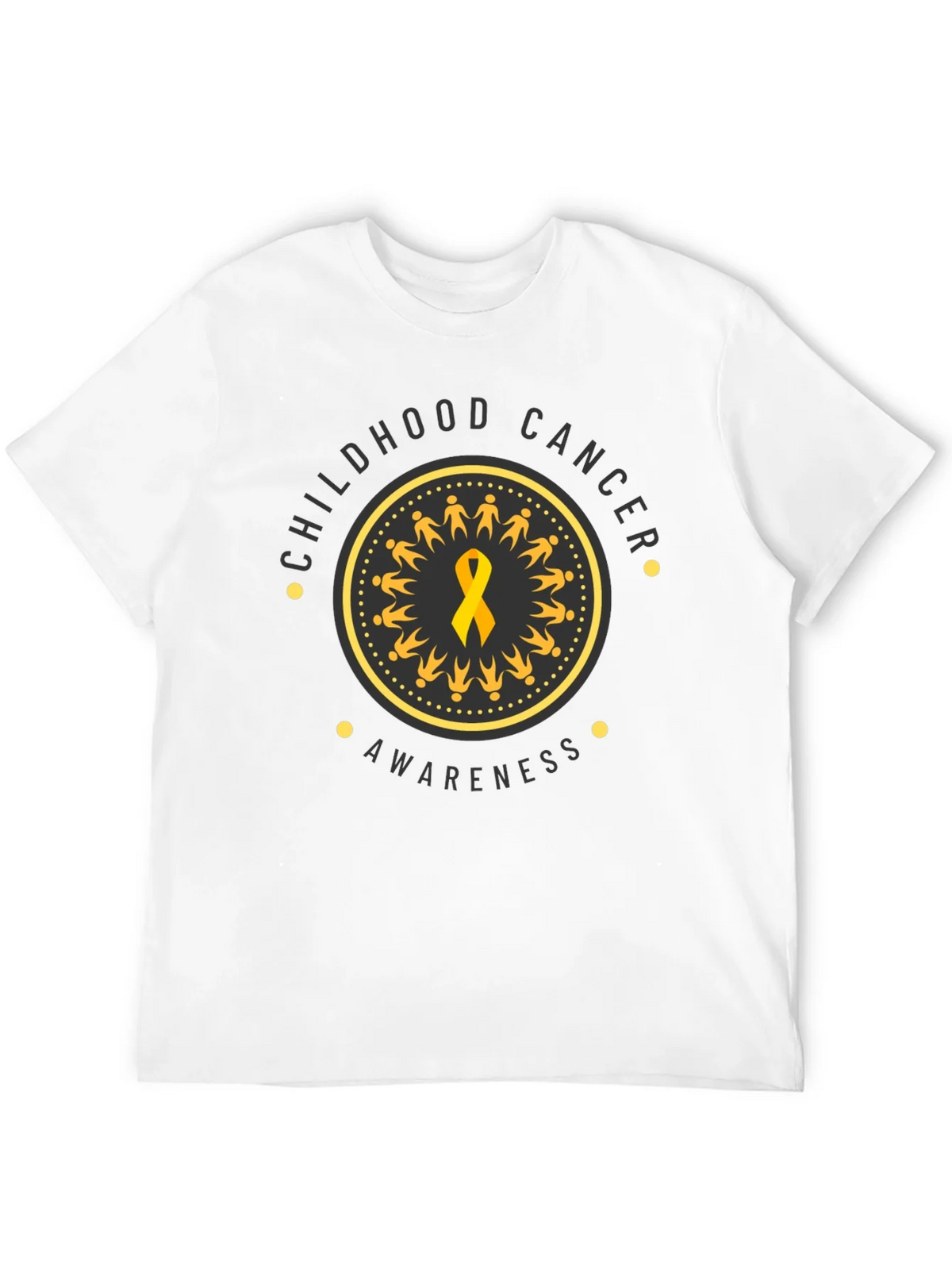Childhood Cancer Awareness Ribbon Graphic T-Shirt product image 11