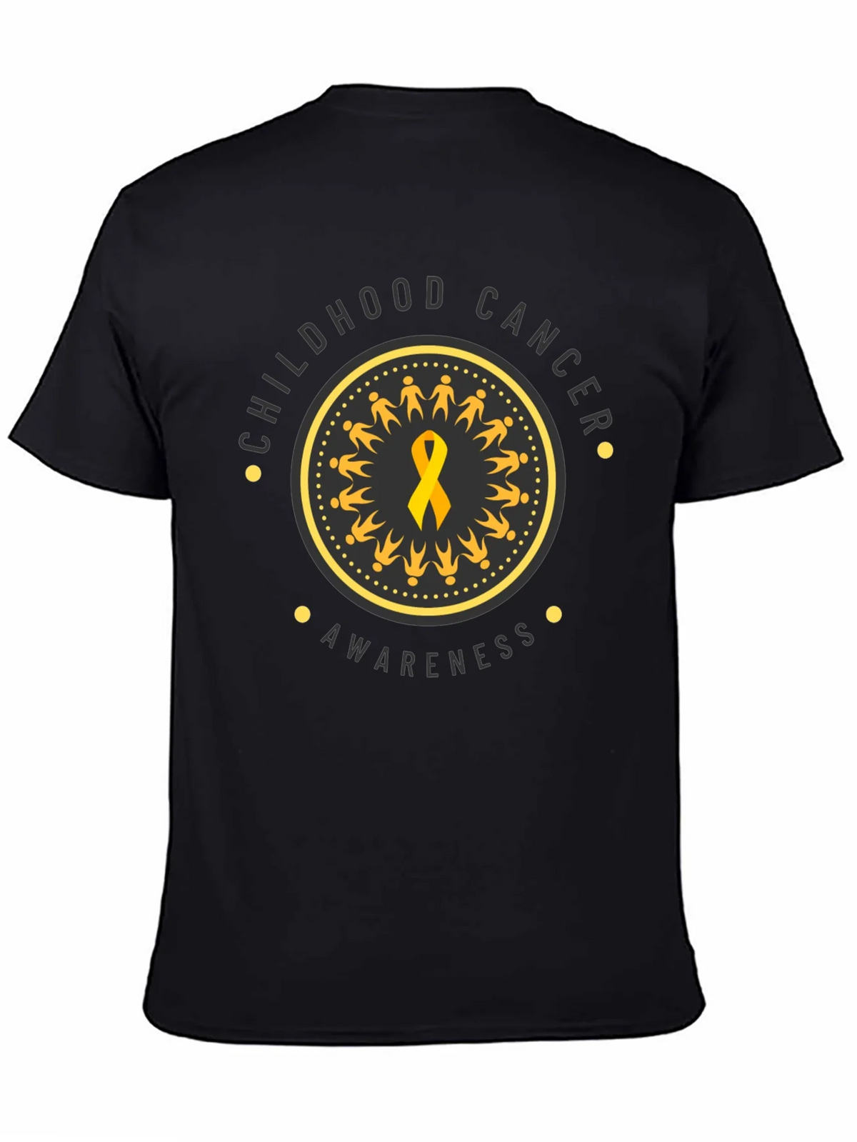 Childhood Cancer Awareness Ribbon Graphic T-Shirt product image 4