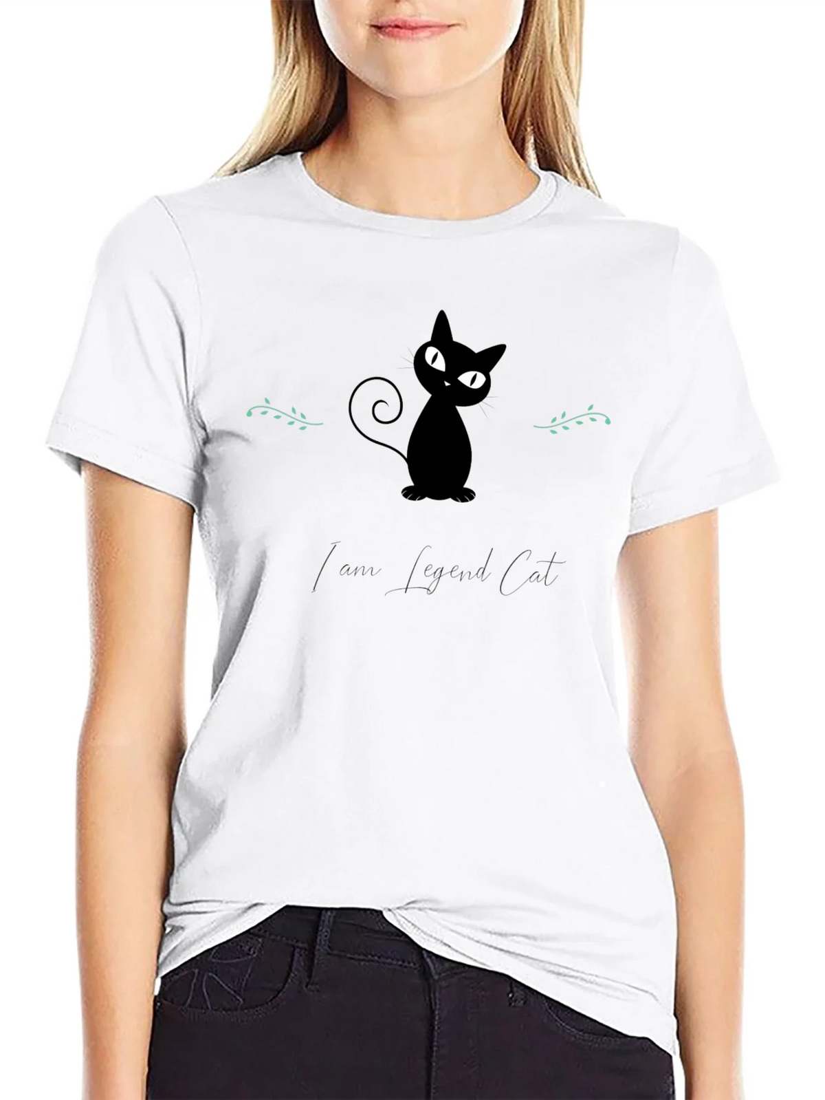 Black Cat Graphic Tee - Love Legend product image 8