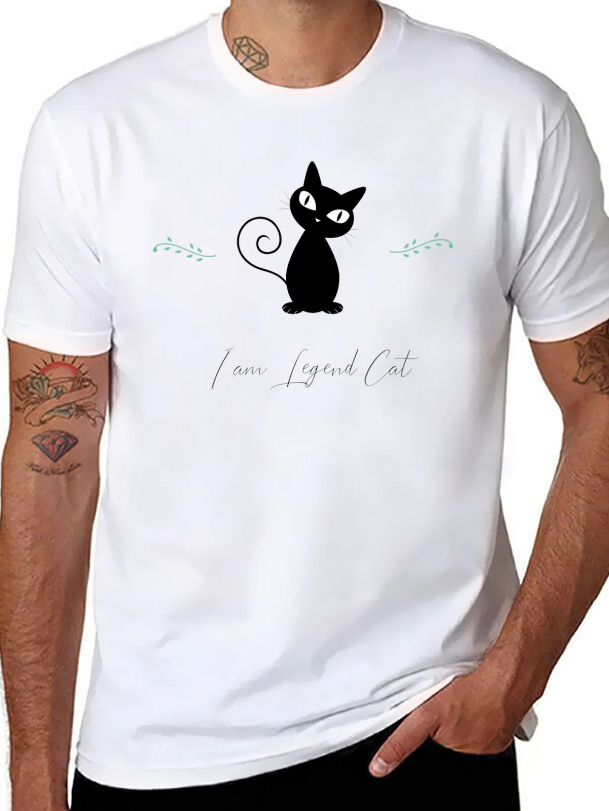 Black Cat Graphic Tee - Love Legend product image 7