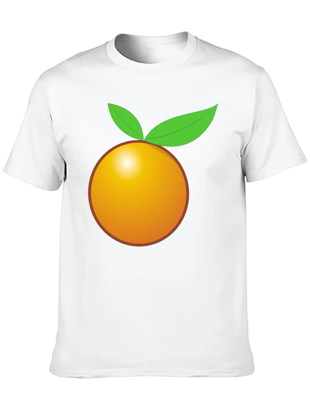 Orange Graphic Tee - Bold Black T-Shirt product image 9