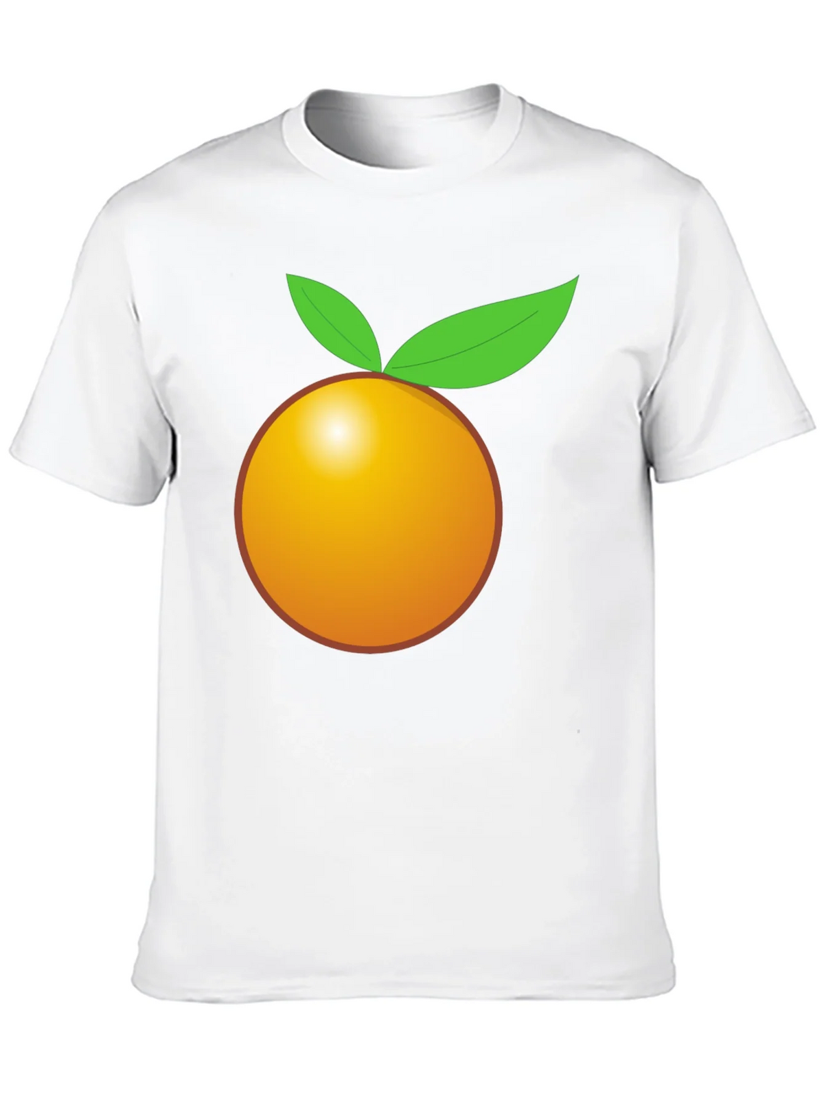 Orange Graphic Tee - Bold Black T-Shirt product image 9