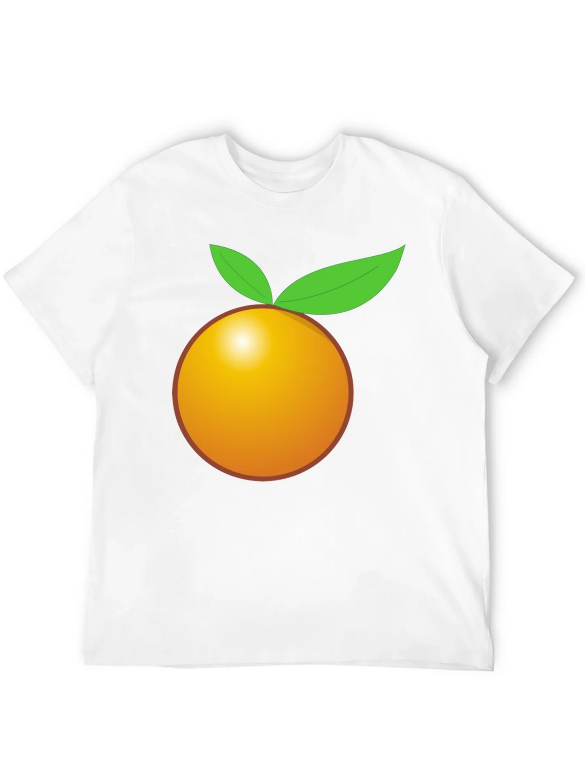Orange Graphic Tee - Bold Black T-Shirt product image 11