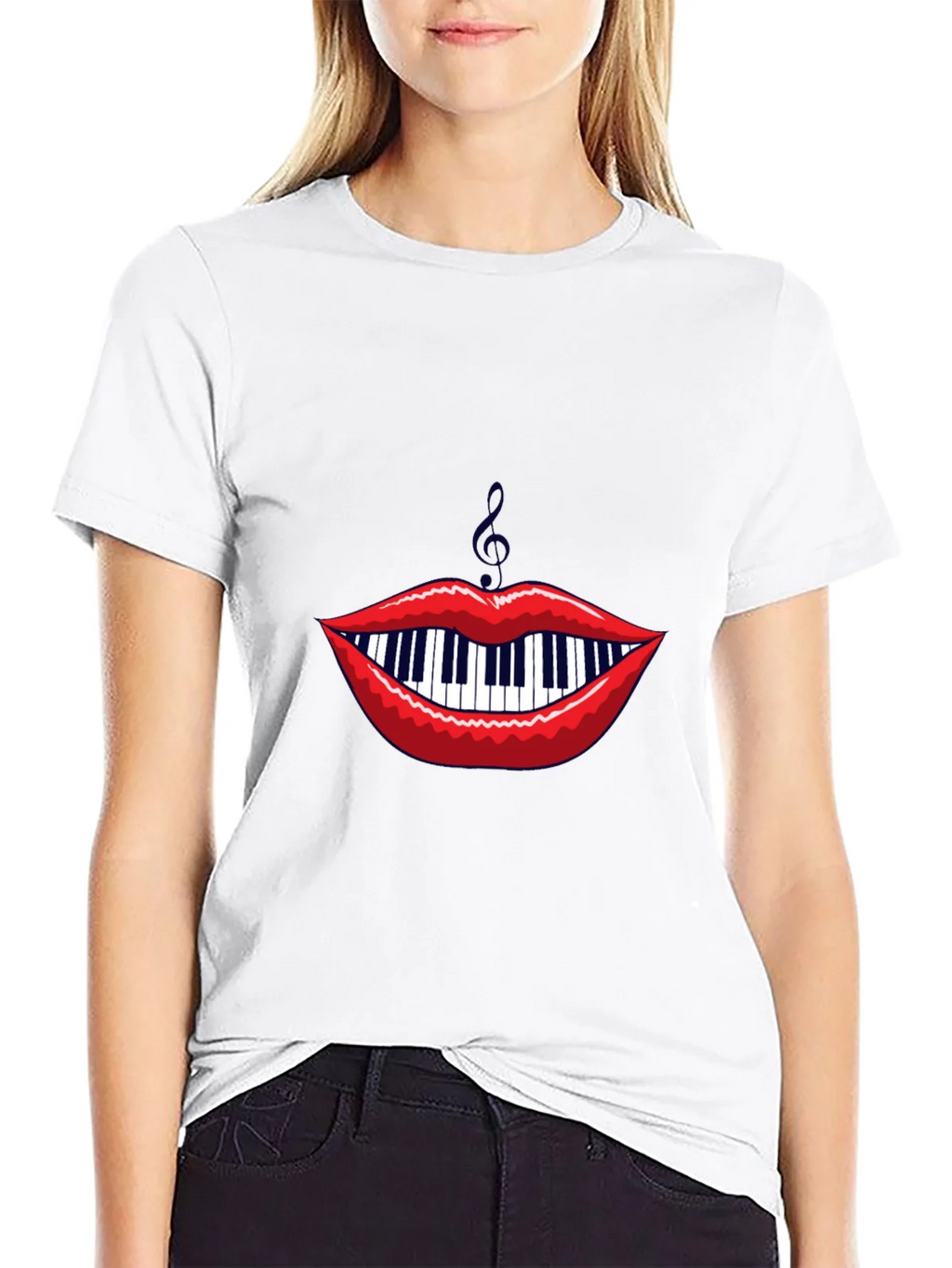 Musical Lips Graphic Tee product image 8