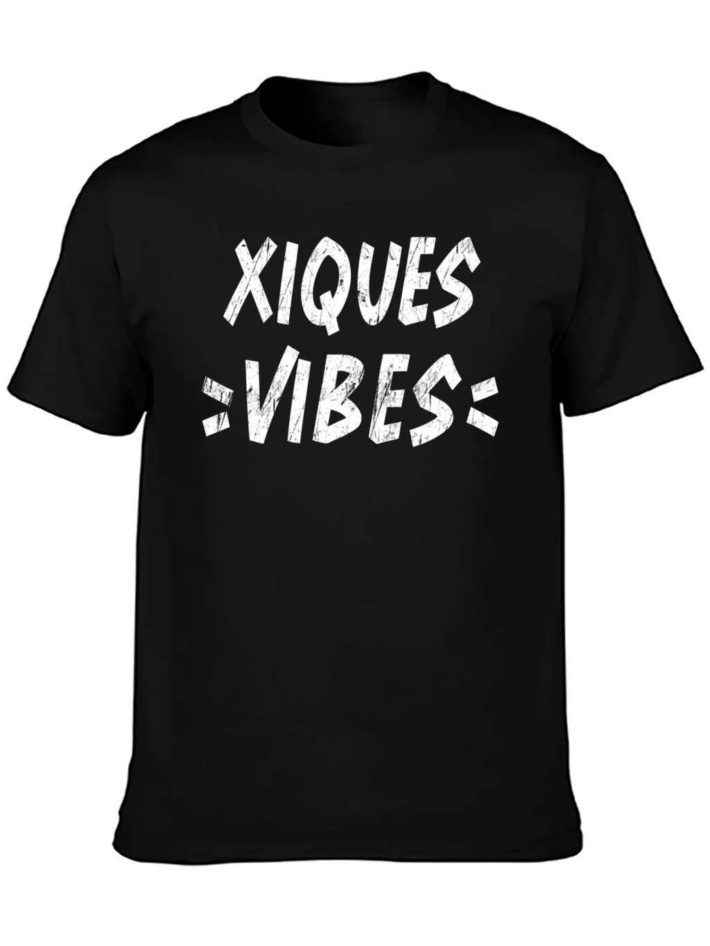 Xiques Vibes Graphic Tee - Casual Black T-Shirt product image 3