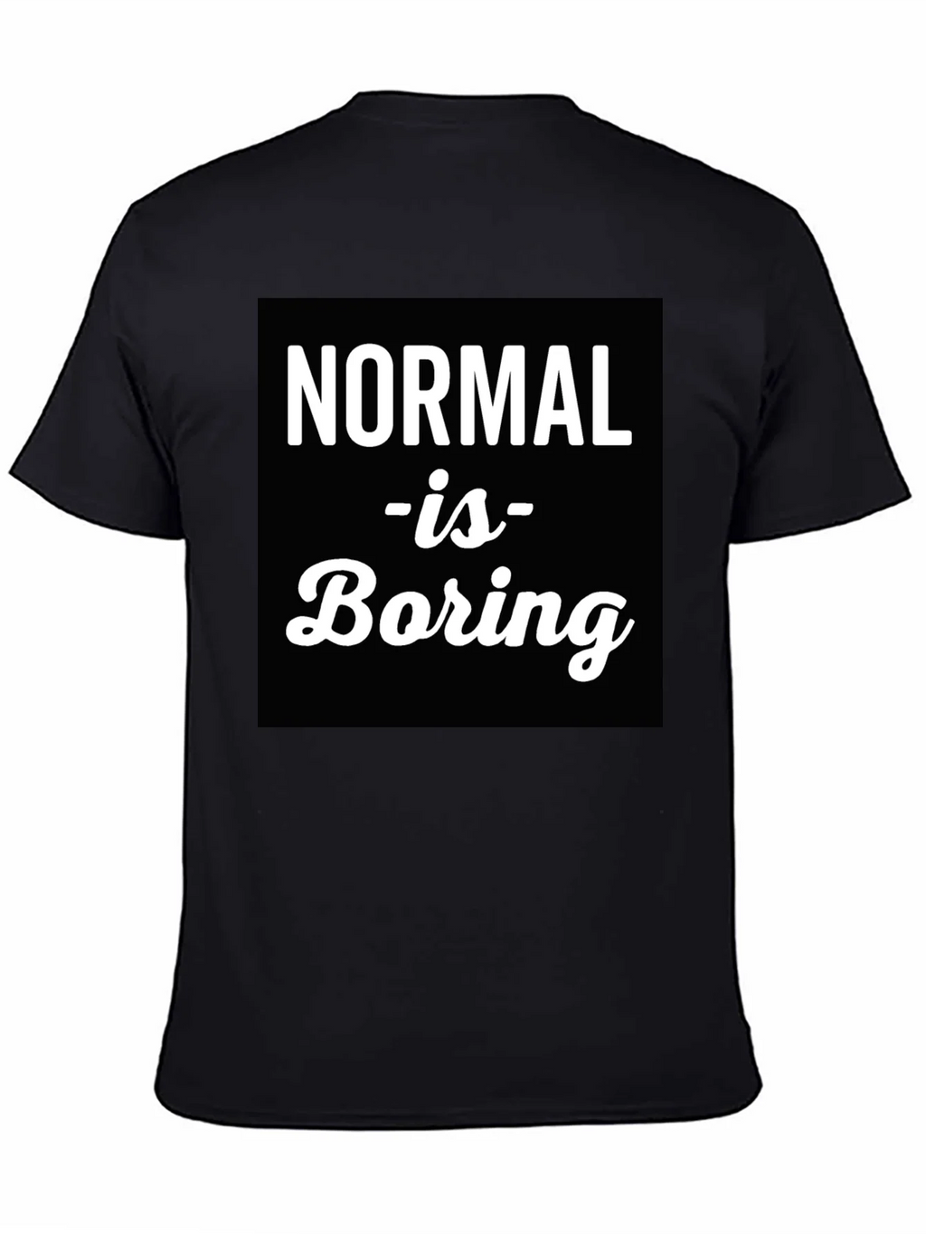 Normal is Boring Graphic Tee product image 4