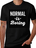 Normal is Boring Graphic Tee product image 1