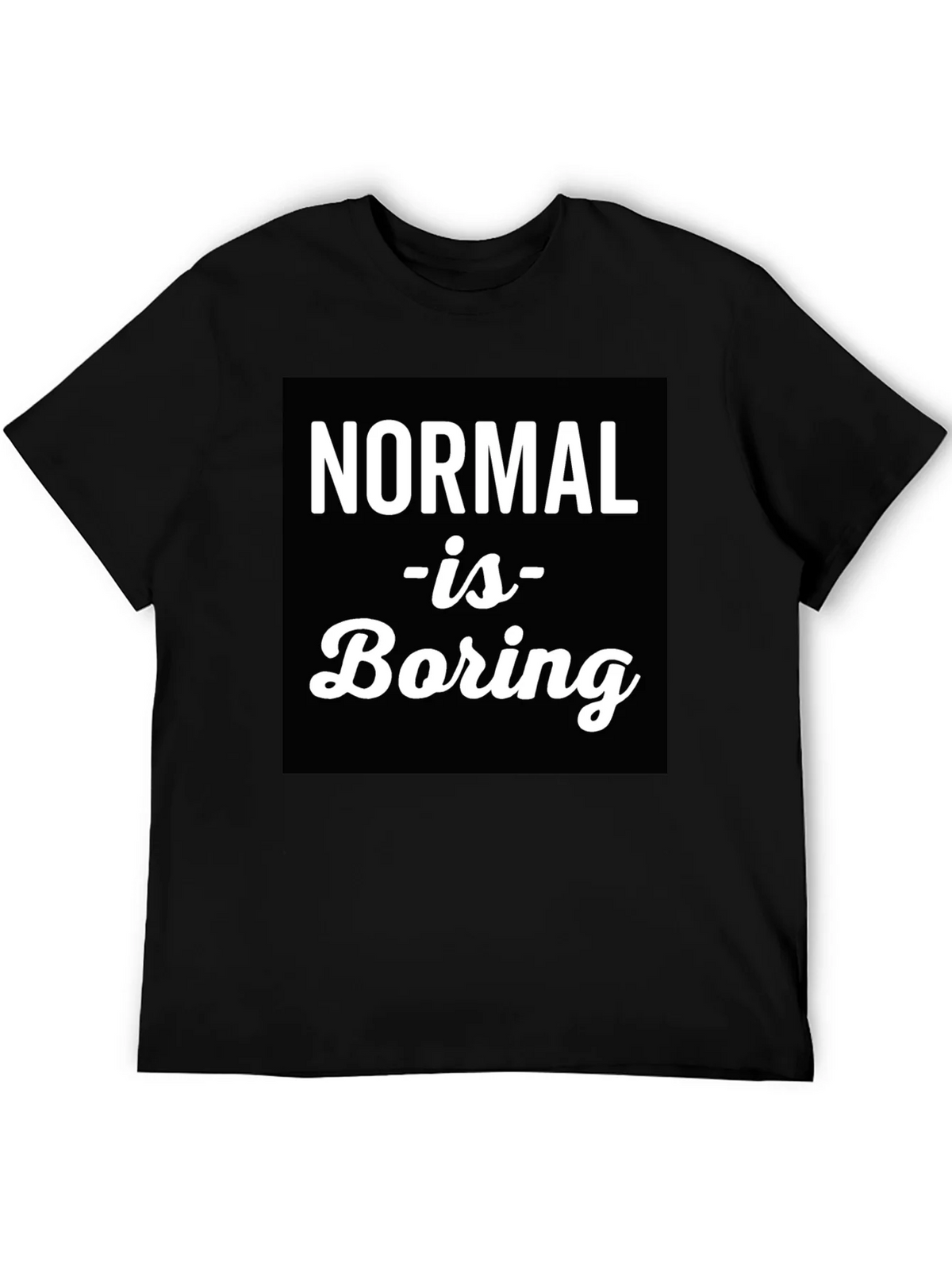 Normal is Boring Graphic Tee product image 5