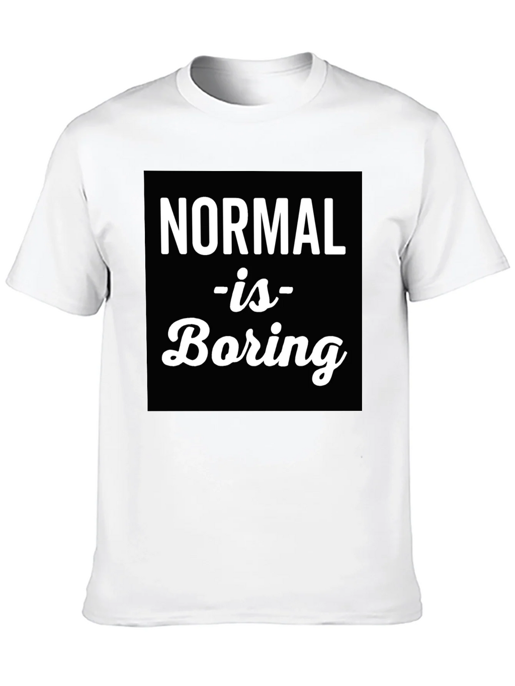 Normal is Boring Graphic Tee product image 9