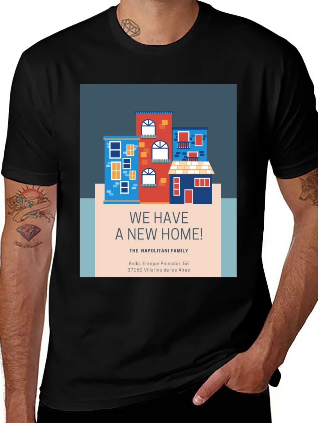 New Home T-Shirt: Housewarming Gift for Napolitani Family product image 1