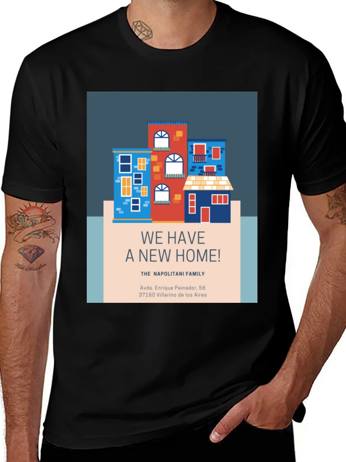 New Home T-Shirt: Housewarming Gift for Napolitani Family product image 1