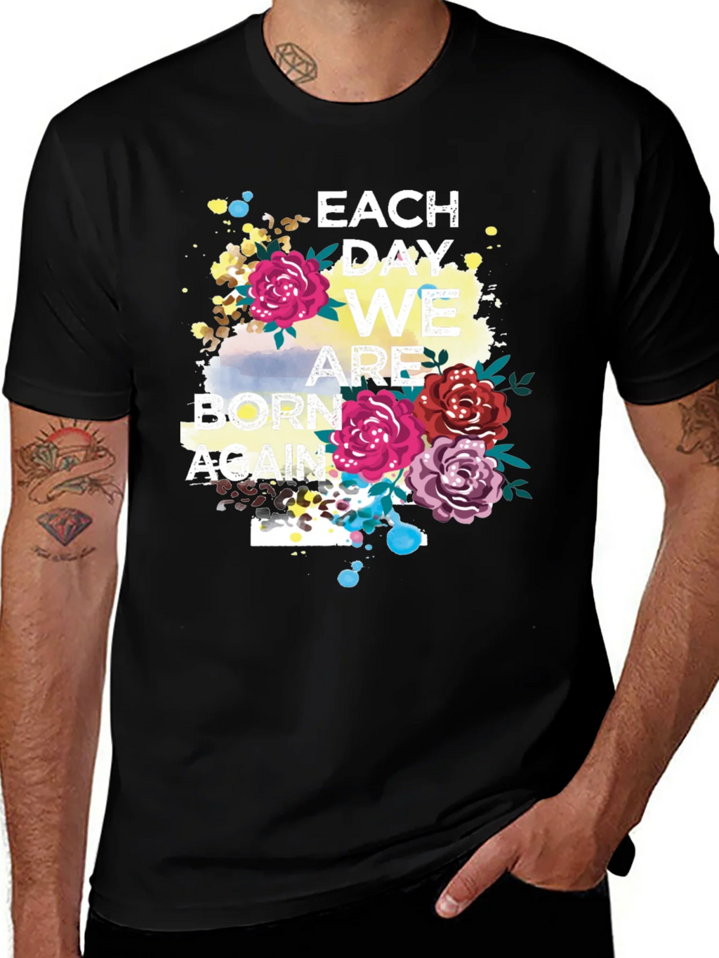 Each Day We Are Born Again Graphic Tee product image 1