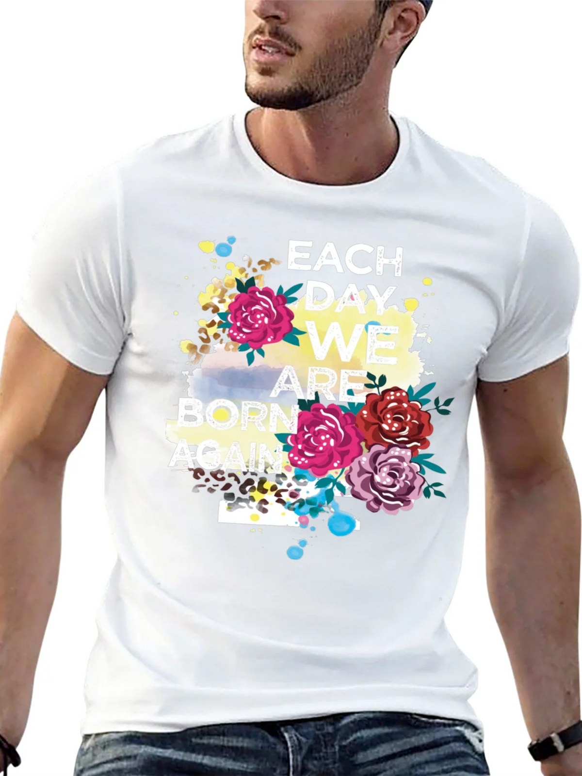 Each Day We Are Born Again Graphic Tee product image 12