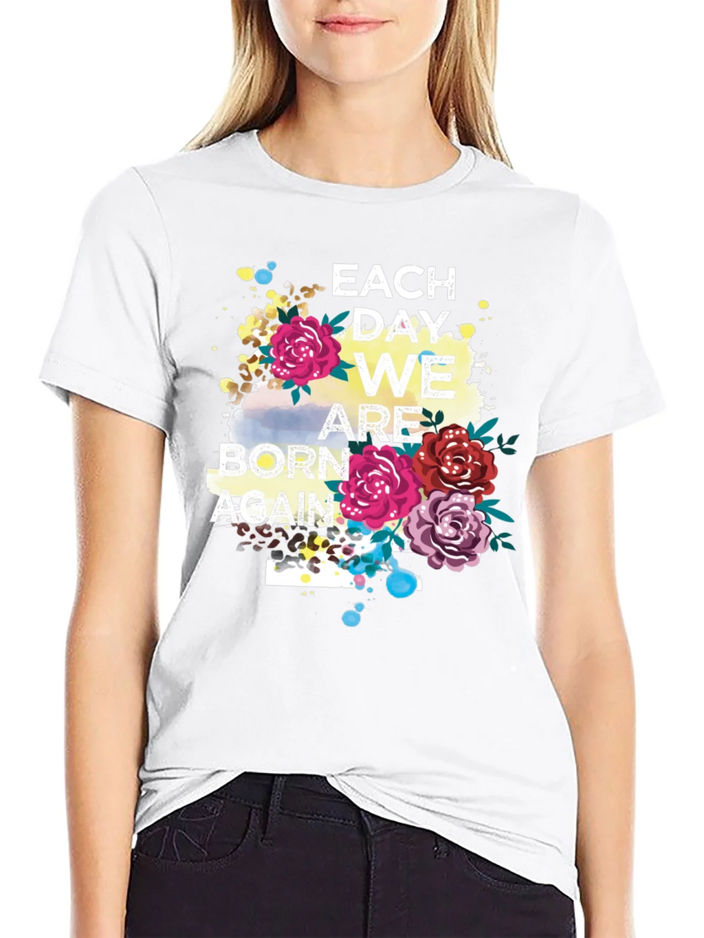 Each Day We Are Born Again Graphic Tee product image 8
