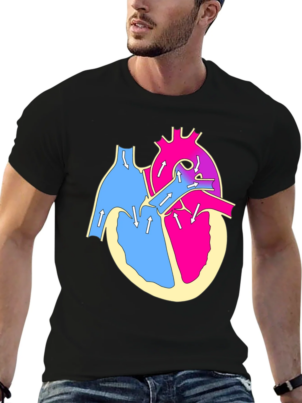 Anatomical Heart T-Shirt - Bold Graphic Tee product image 1