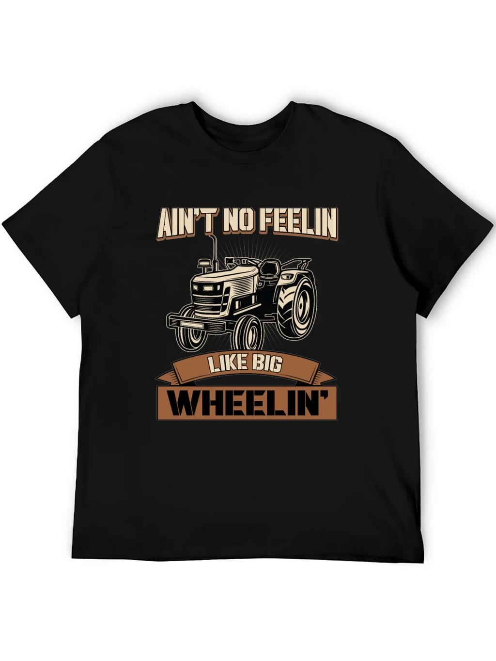 Aint No Feelin Like Big Wheelin Tractor Graphic Tee product image 5