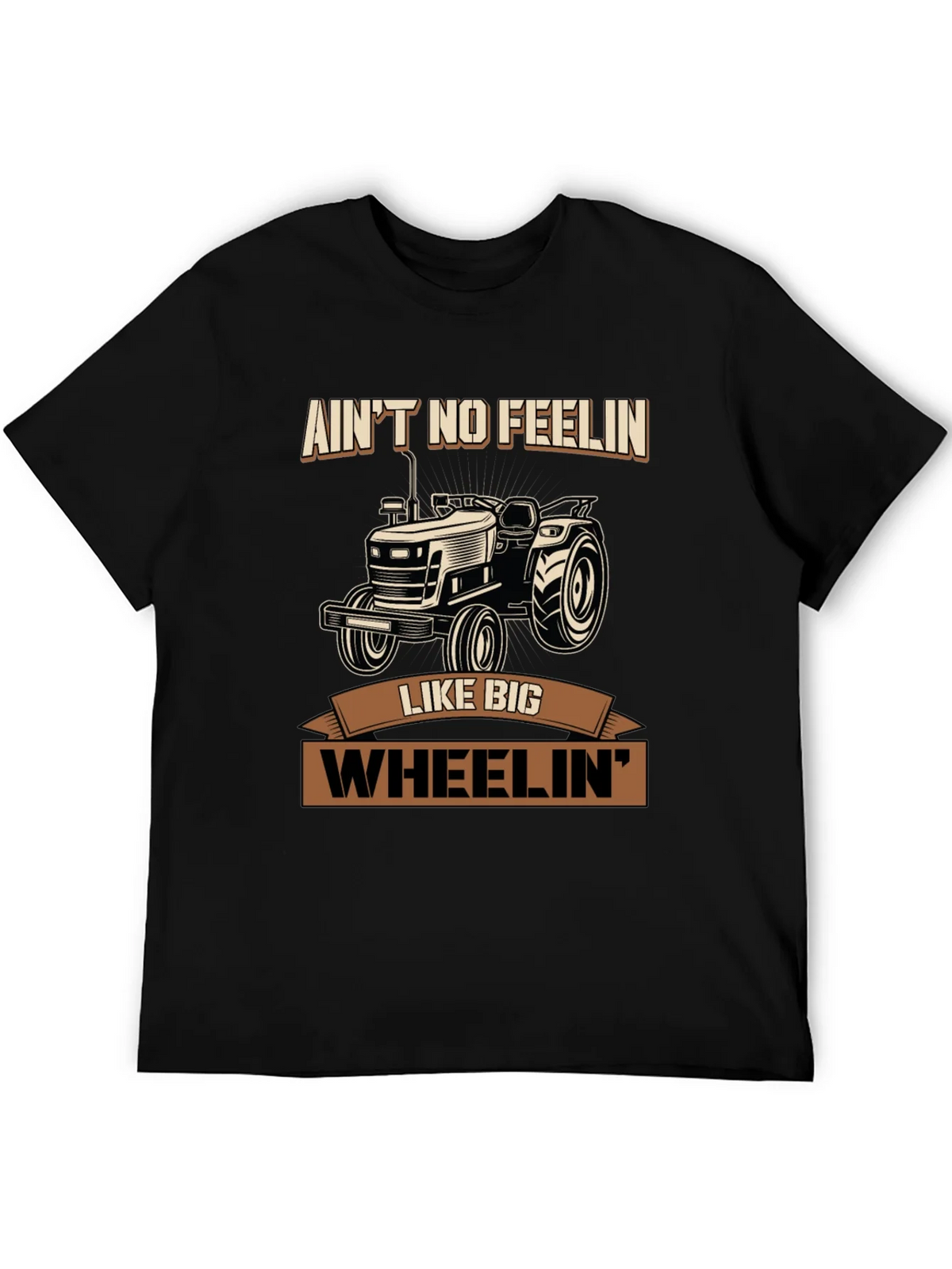 Aint No Feelin Like Big Wheelin Tractor Graphic Tee product image 5