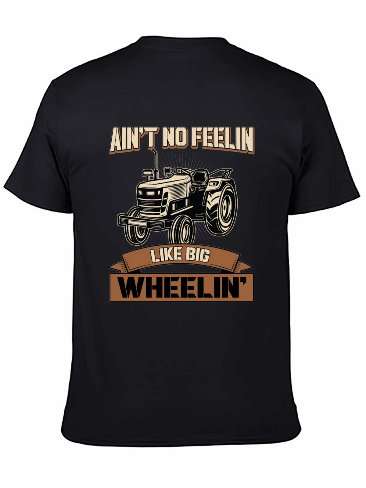 Aint No Feelin Like Big Wheelin Tractor Graphic Tee product image 4