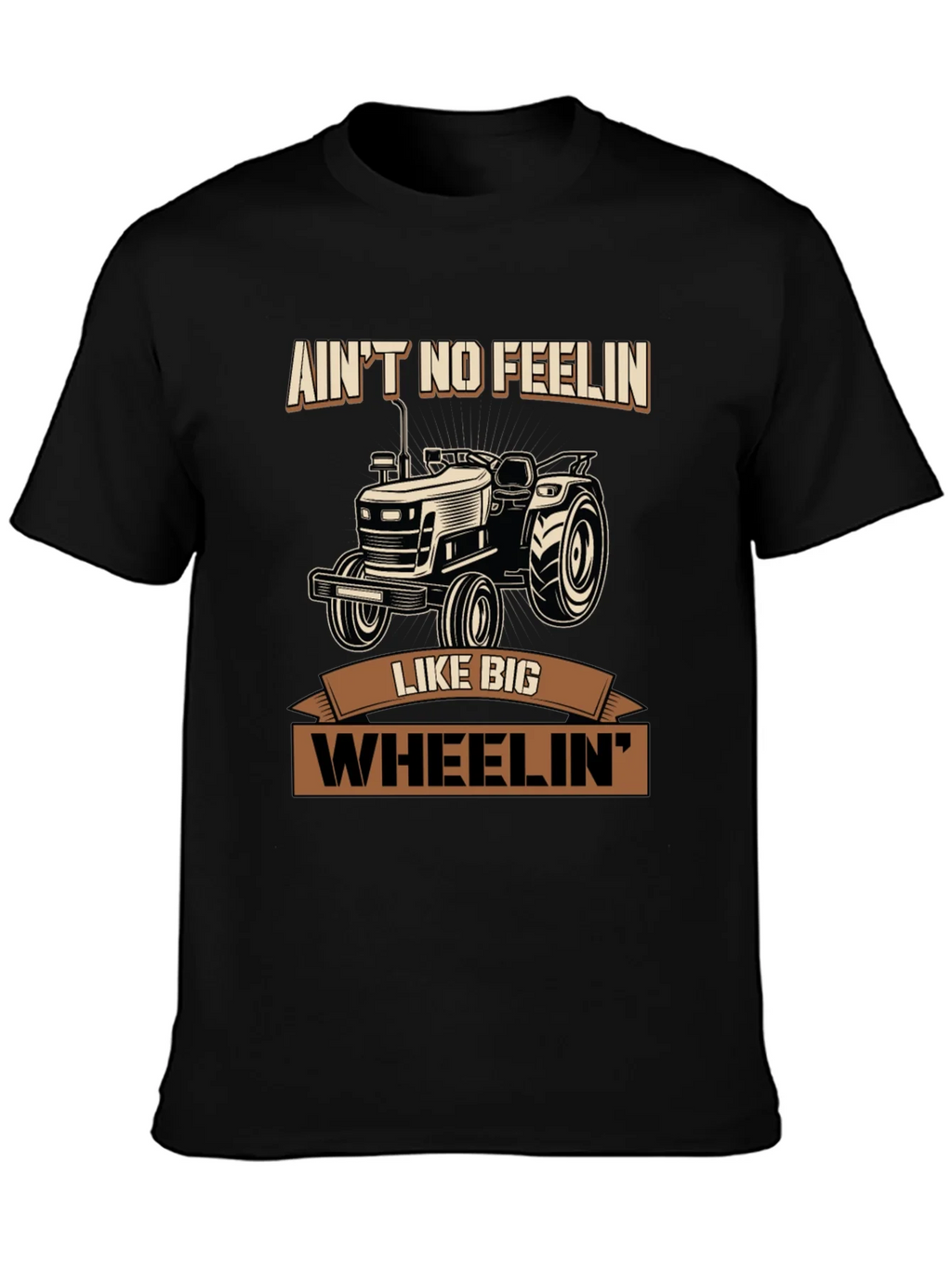 Aint No Feelin Like Big Wheelin Tractor Graphic Tee product image 3