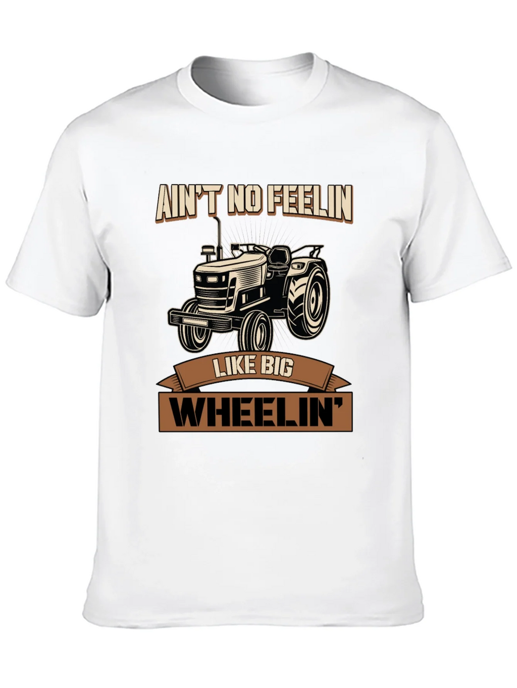 Aint No Feelin Like Big Wheelin Tractor Graphic Tee product image 9