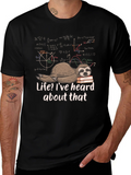 Math Sloth T-Shirt - Funny Lazy Geek Tee product image 1
