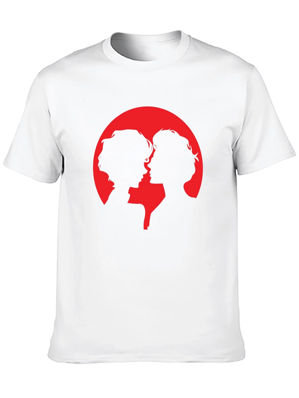 Silhouette Couple Graphic Tee - Black product image 9