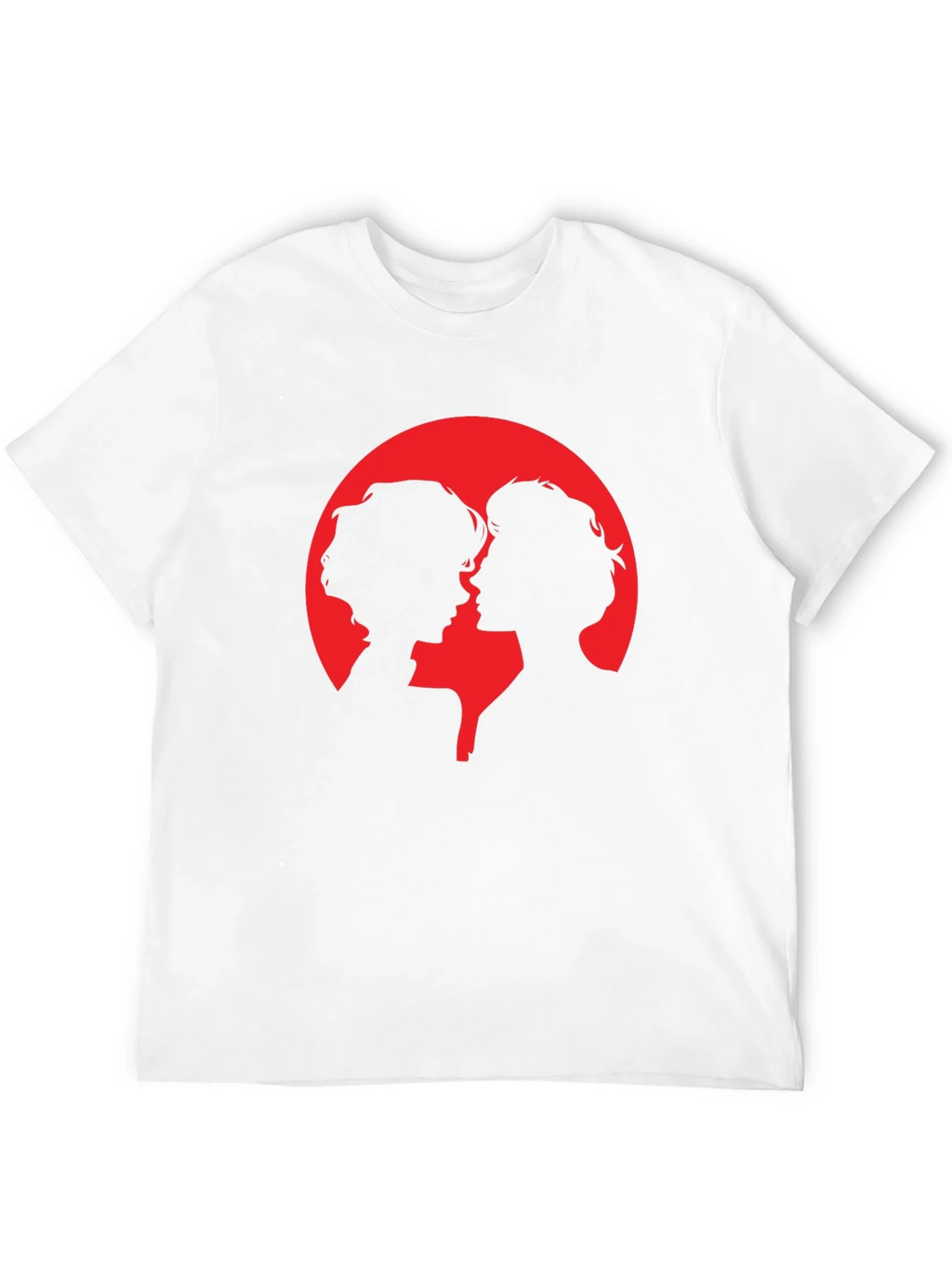 Silhouette Couple Graphic Tee - Black product image 11