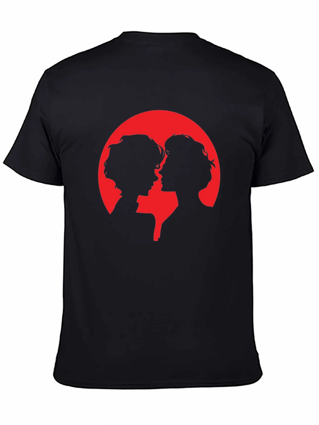 Silhouette Couple Graphic Tee - Black product image 4