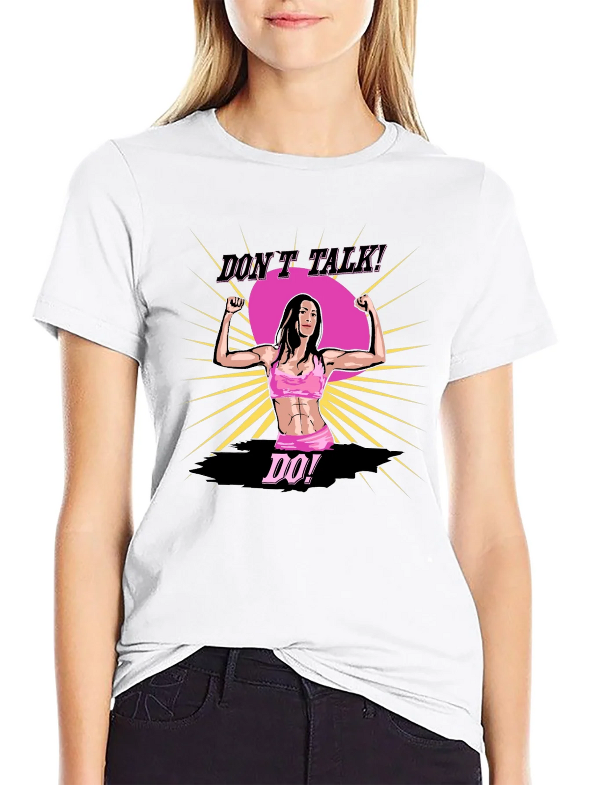 Dont Talk Do! Fitness Graphic T-Shirt product image 8