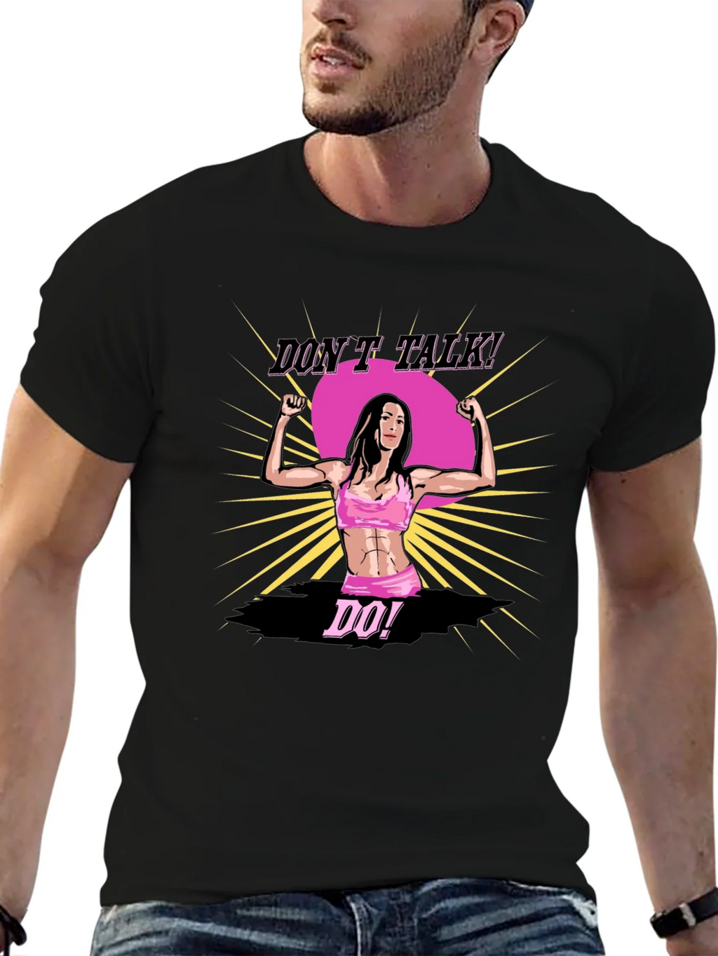 Dont Talk Do! Fitness Graphic T-Shirt product image 6
