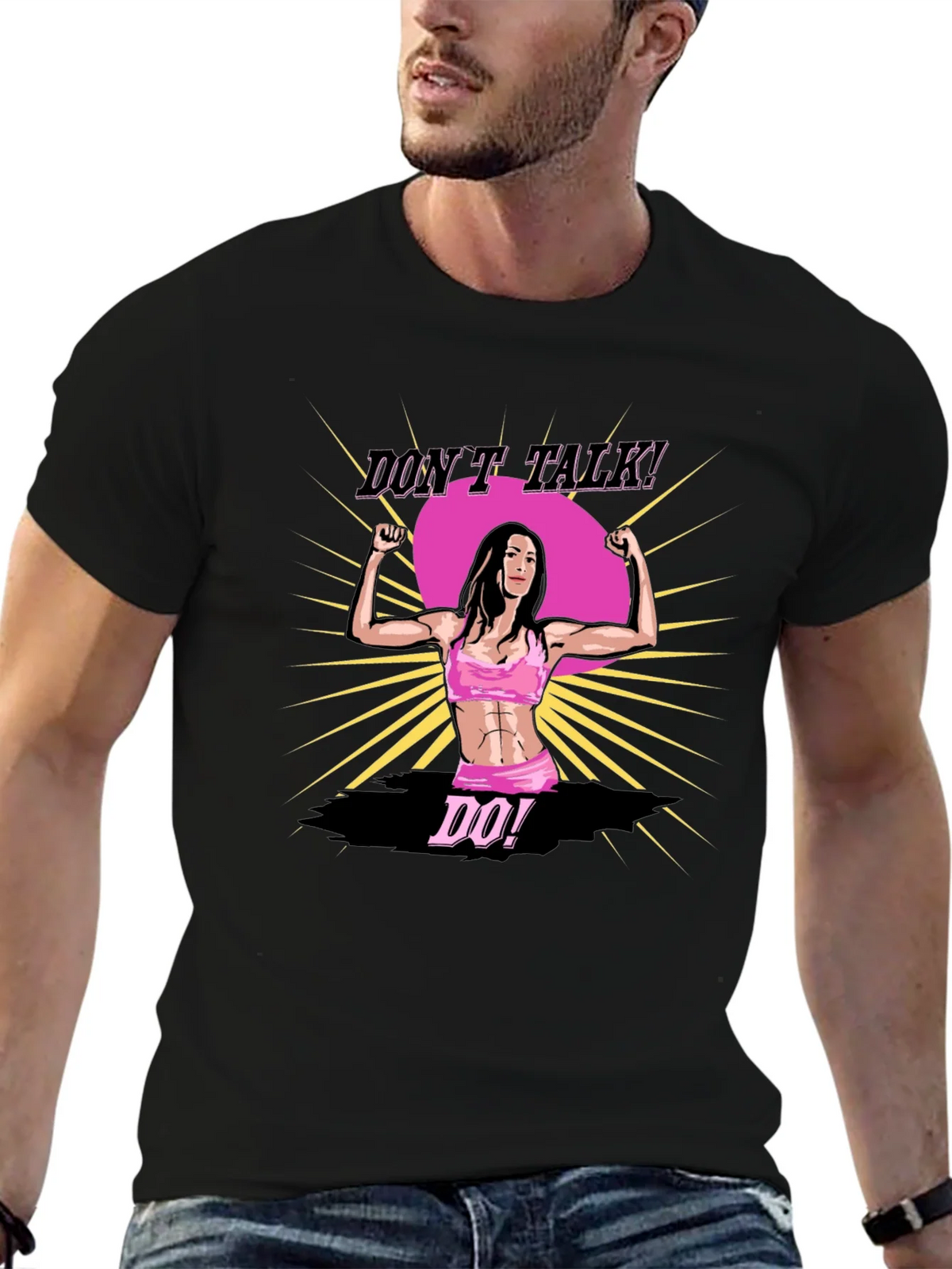Dont Talk Do! Fitness Graphic T-Shirt product image 6
