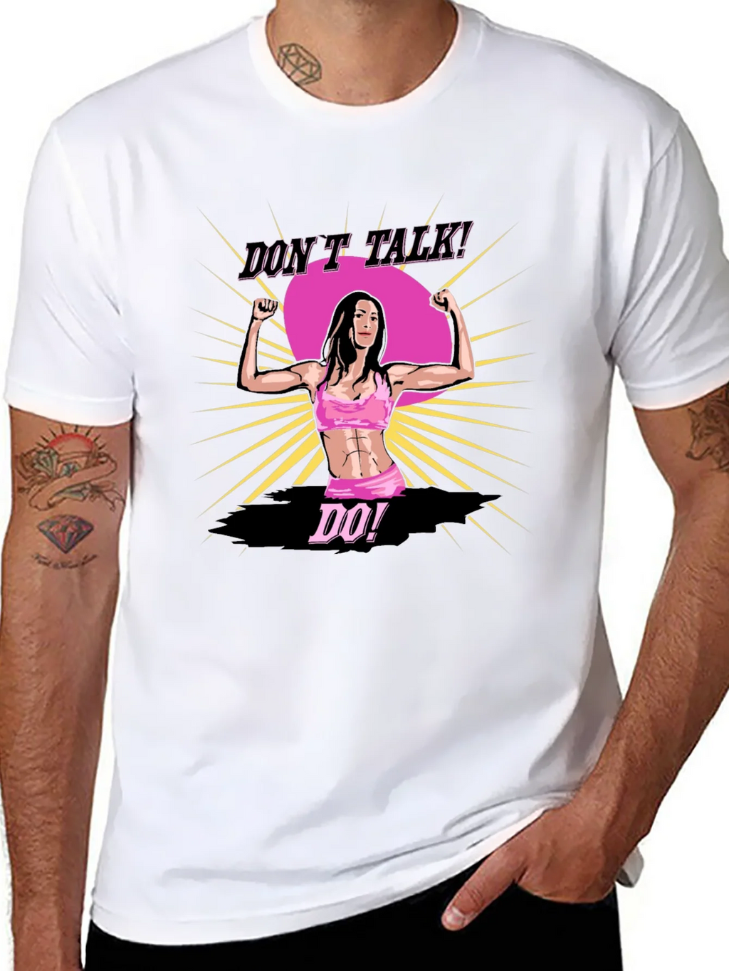 Dont Talk Do! Fitness Graphic T-Shirt product image 7