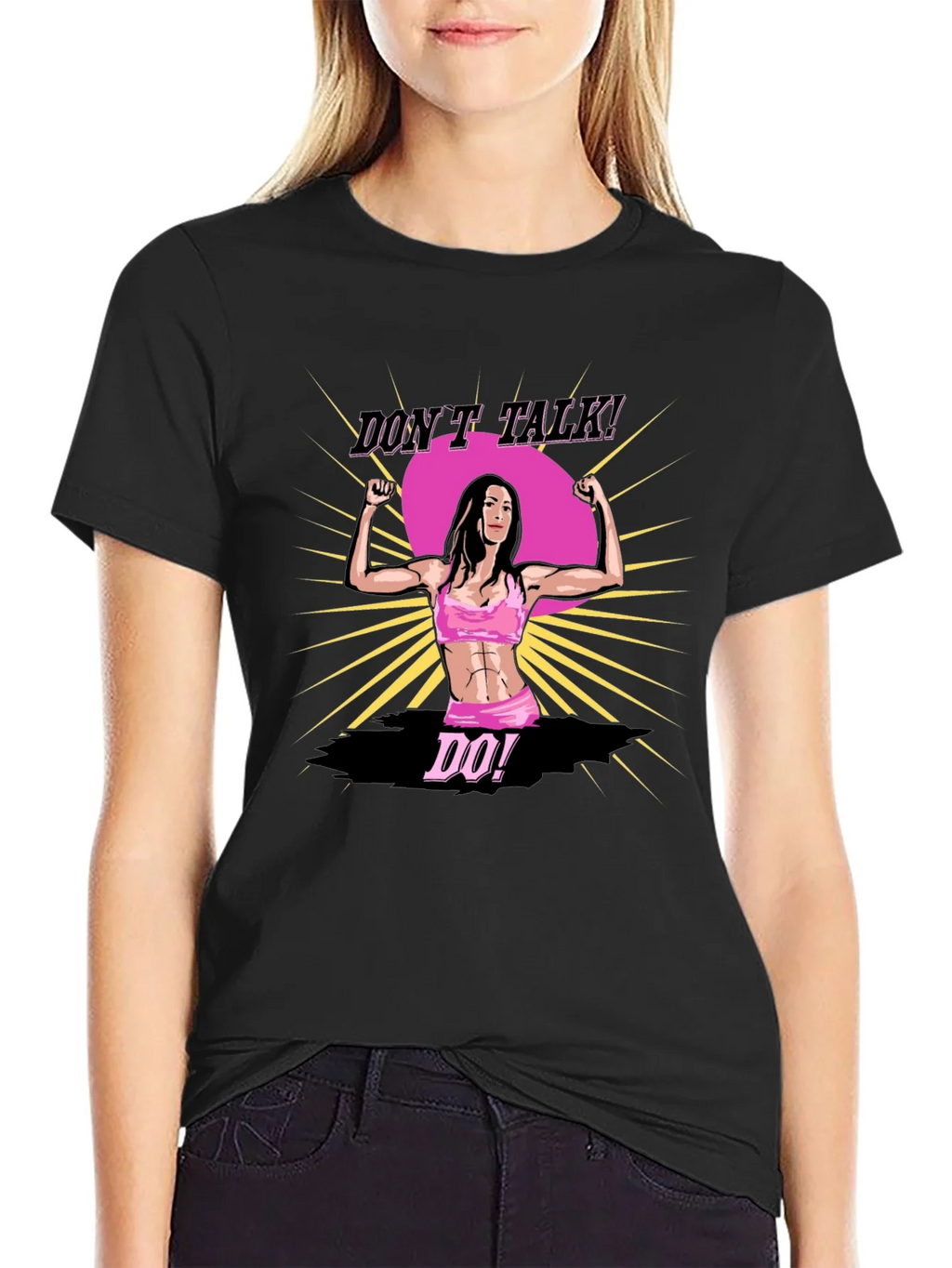Dont Talk Do! Fitness Graphic T-Shirt product image 2