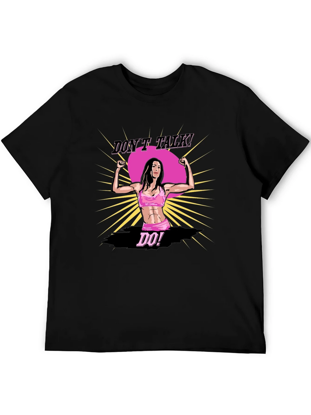 Dont Talk Do! Fitness Graphic T-Shirt product image 5