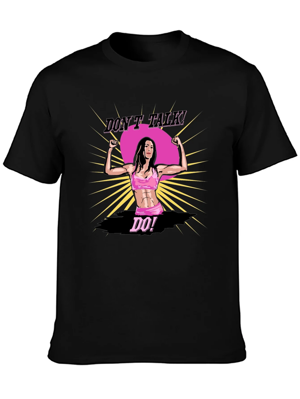 Dont Talk Do! Fitness Graphic T-Shirt product image 3