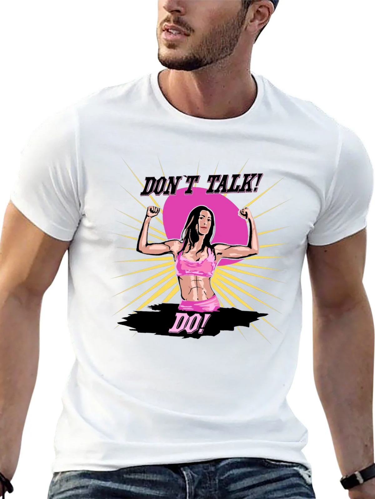 Dont Talk Do! Fitness Graphic T-Shirt product image 12