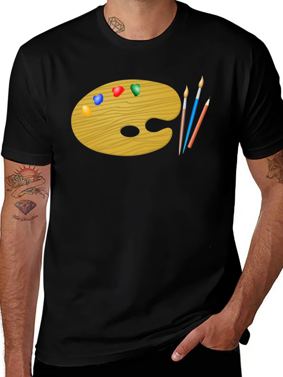 Artist Palette Graphic Tee - Painter T-Shirt product image 1