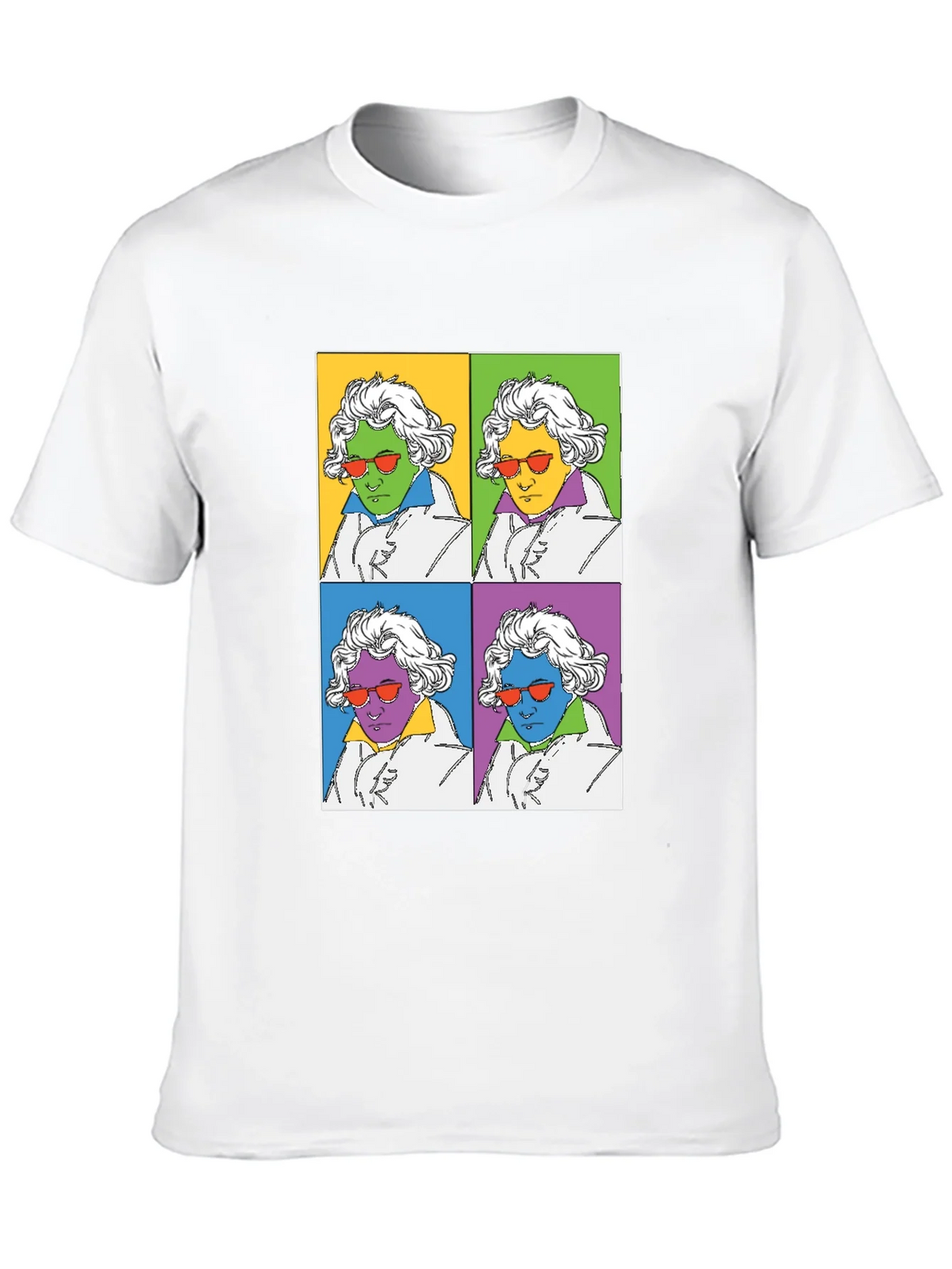 Beethoven Pop Art Graphic Tee - Black product image 5