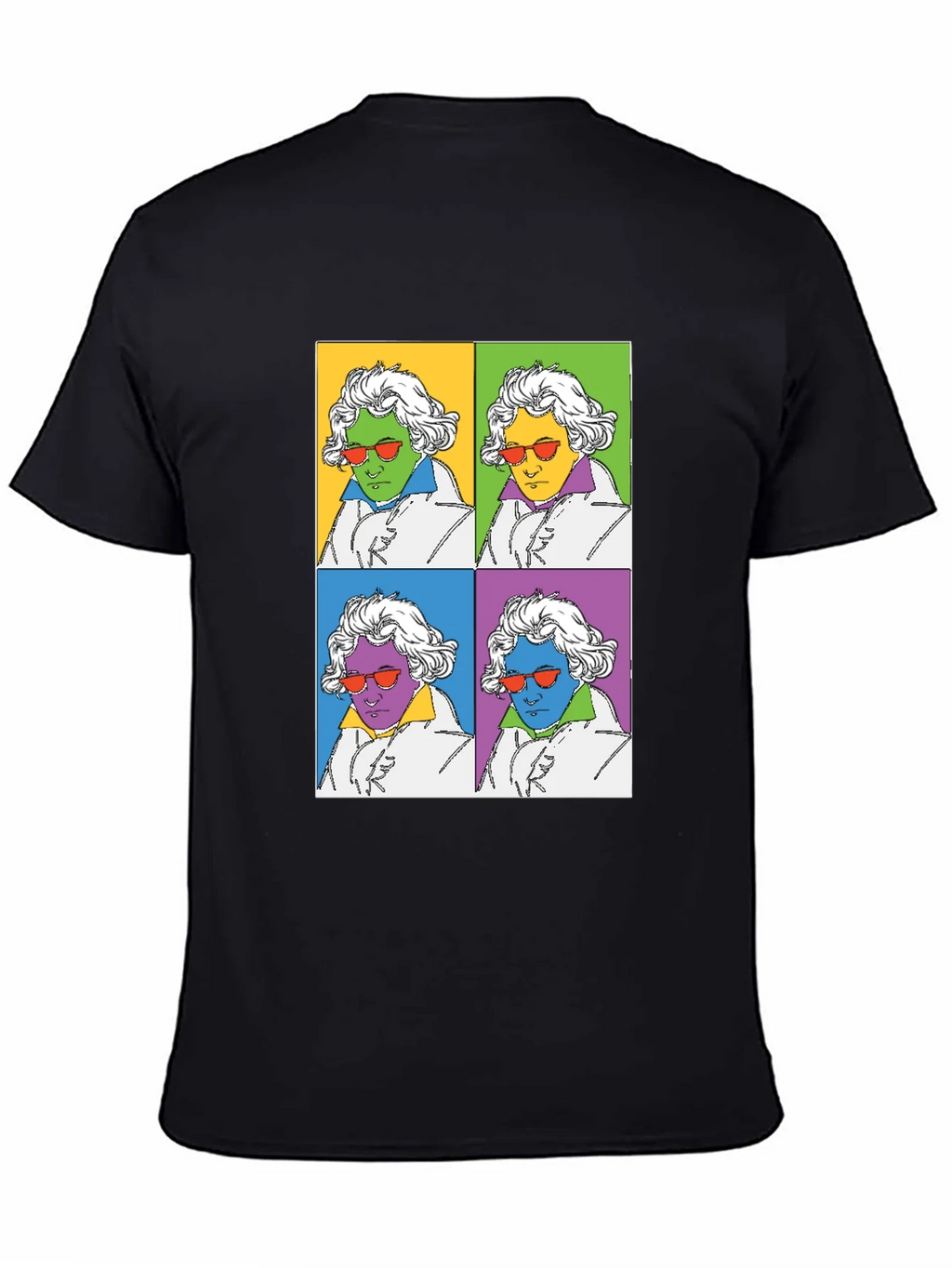 Beethoven Pop Art Graphic Tee - Black product image 3