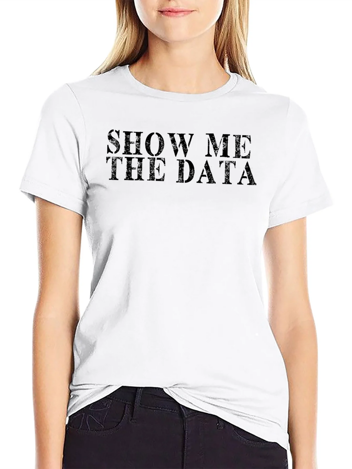 Show Me The Data Black T-Shirt product image 5