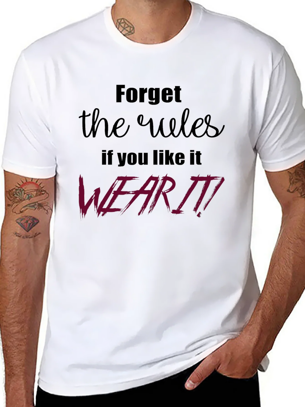 Rebel Rules Graphic Tee - Black product image 7