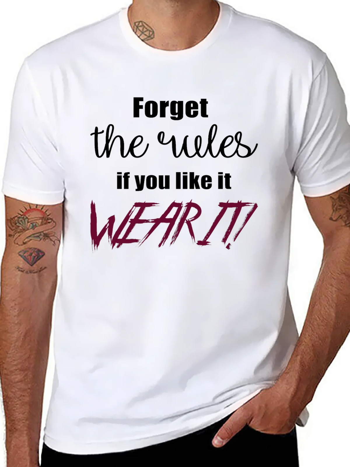 Rebel Rules Graphic Tee - Black product image 7