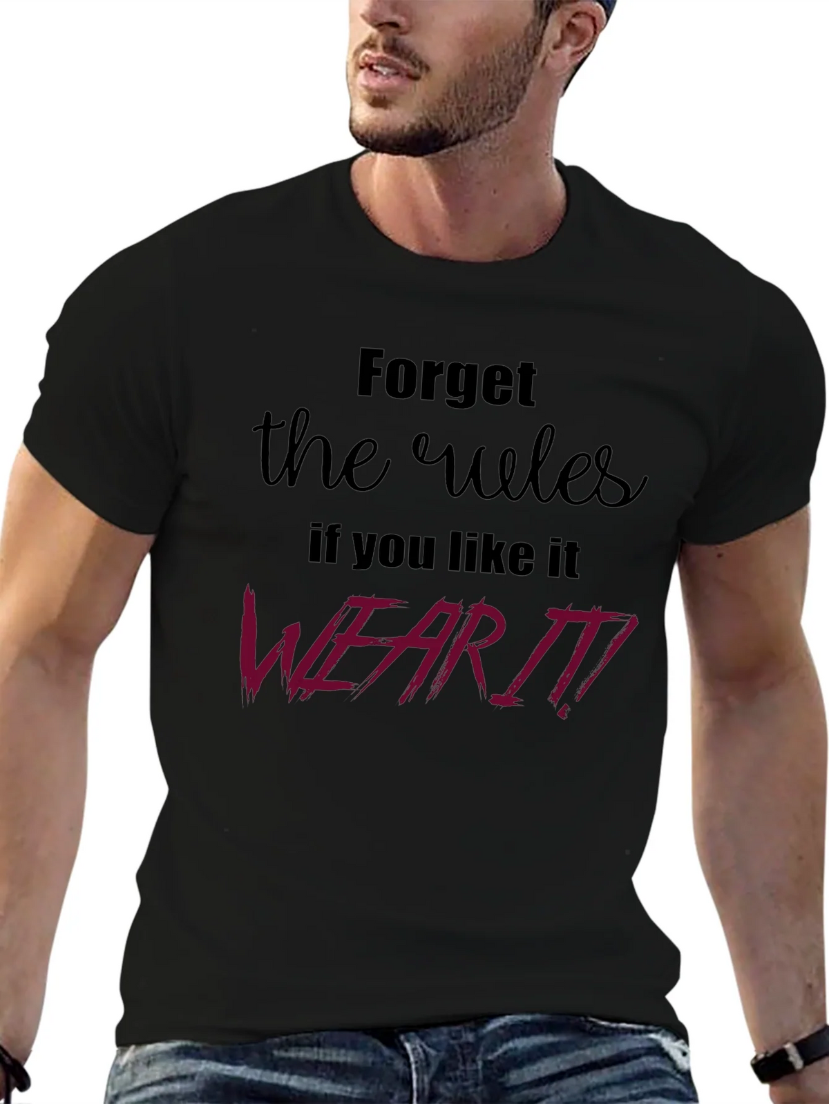 Rebel Rules Graphic Tee - Black product image 6