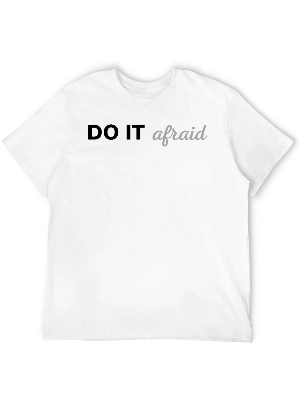 Do It Afraid Graphic Tee - Black Casual T-Shirt product image 7