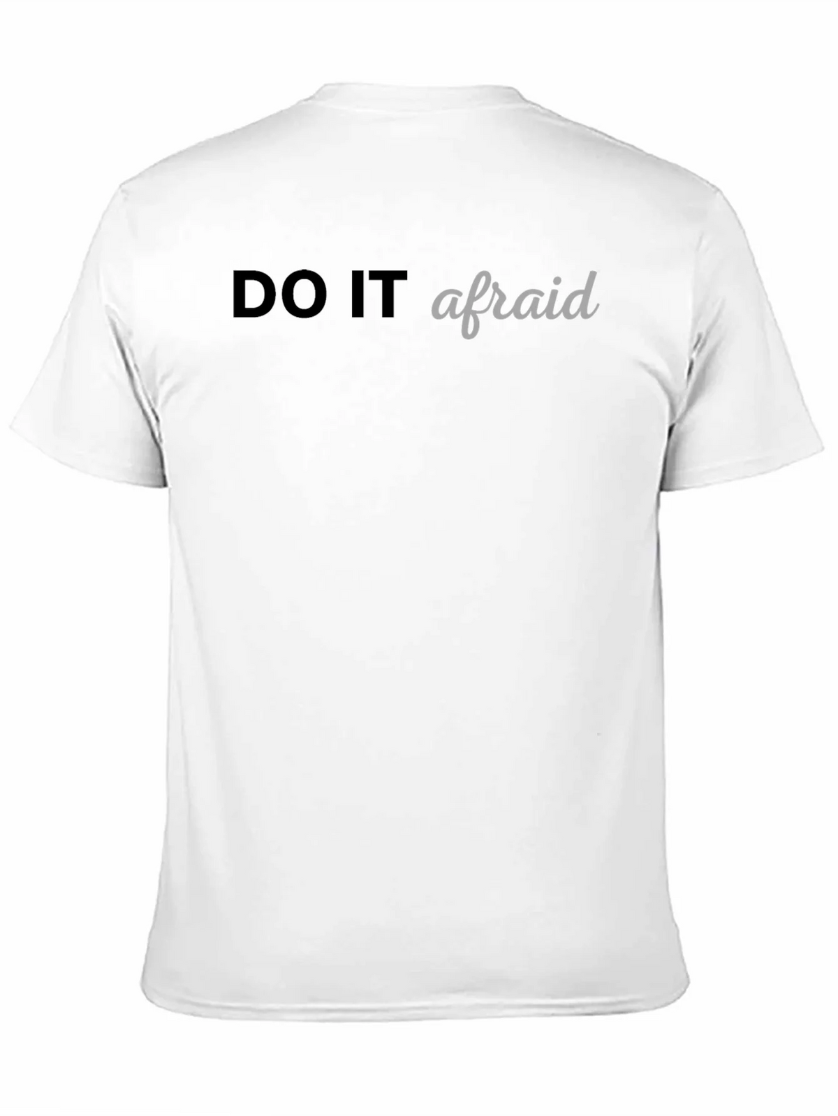Do It Afraid Graphic Tee - Black Casual T-Shirt product image 6